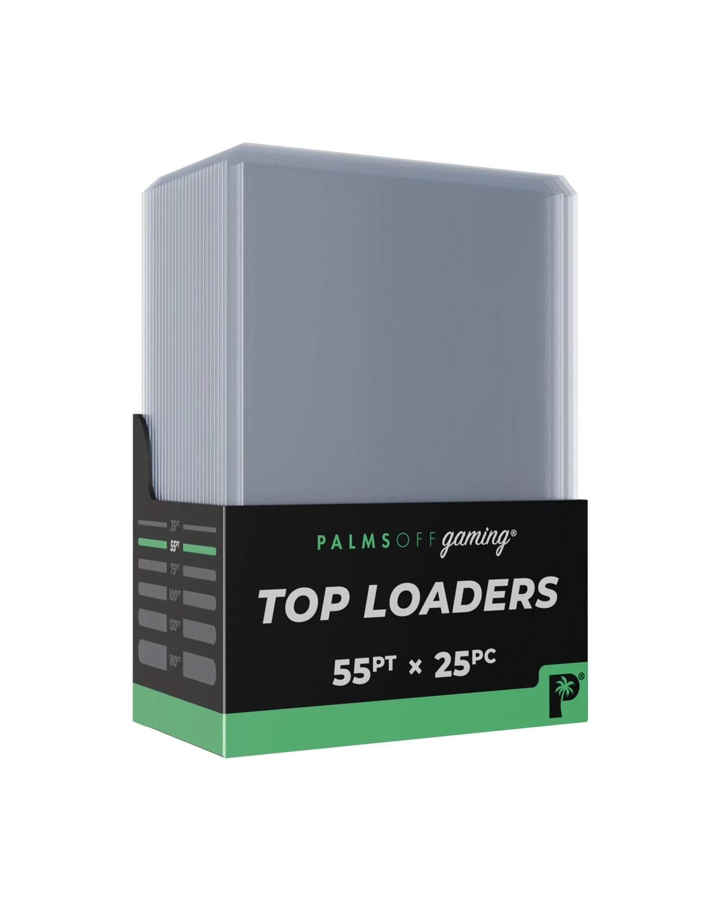 Palms Off Gaming 55pt Top Loaders - 25pc - Clear