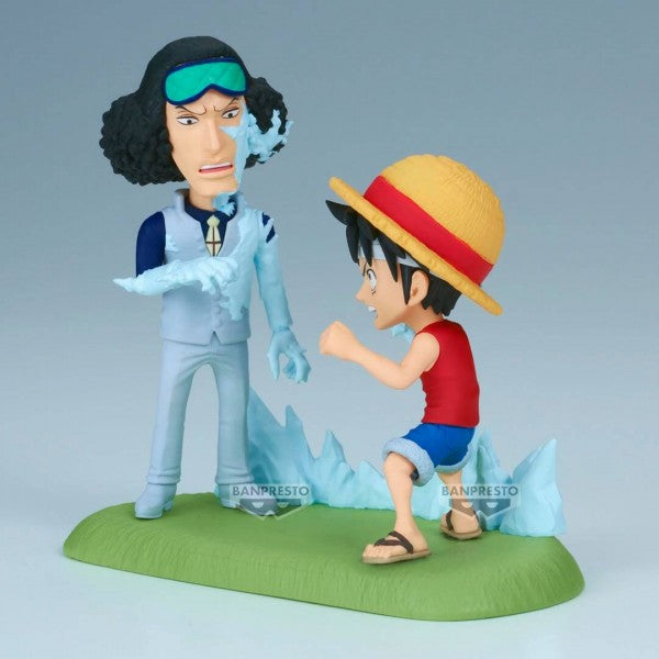 Banpresto World Collectable Log Stories One Piece Monkey D Luffy Vs Kuzan Figure