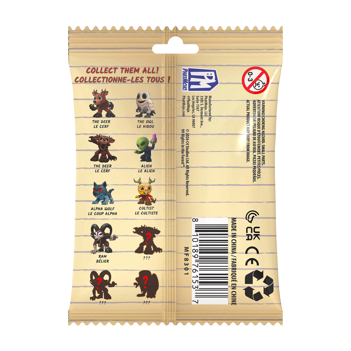 Roblox 99 Nights In The Forest Mini Mystery Figures