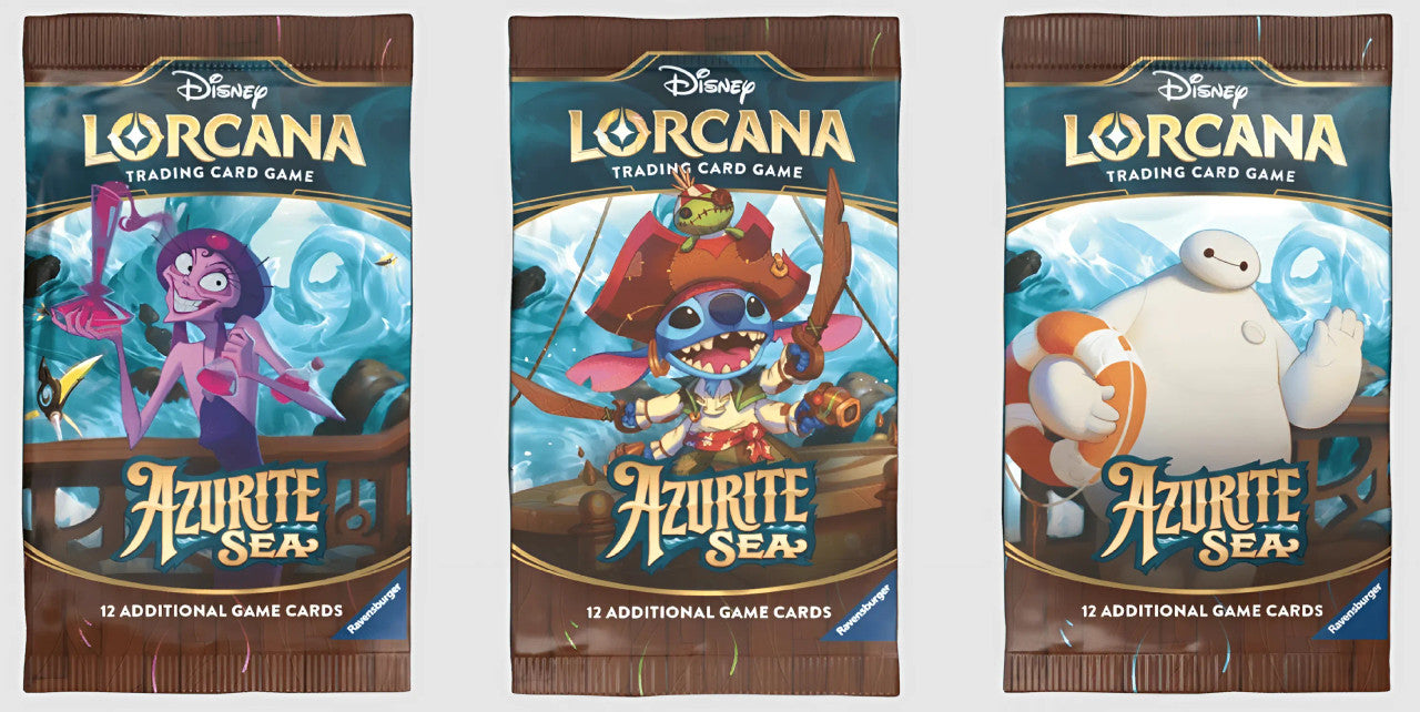 Disney Lorcana S6 Azurite Sea Booster Pack