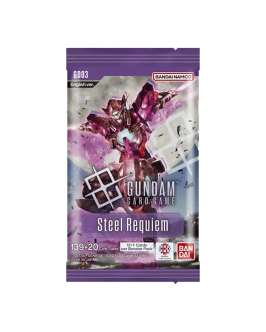 Gundam Card Game – Steel Requiem [GD03] Booster Pack