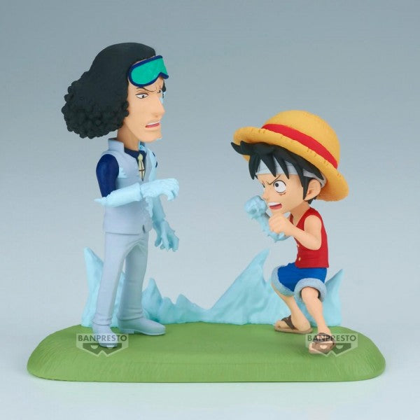 Banpresto World Collectable Log Stories One Piece Monkey D Luffy Vs Kuzan Figure