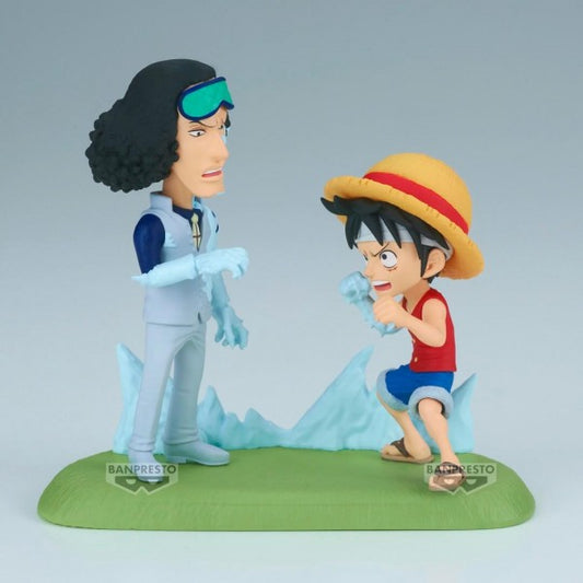 Banpresto World Collectable Log Stories One Piece Monkey D Luffy Vs Kuzan Figure
