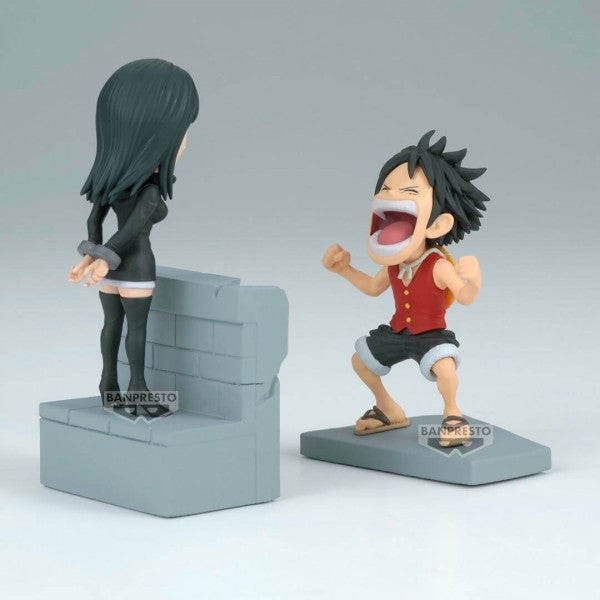 Banpresto World Collectable Log Stories One Piece Monkey D Luffy & Nico Robin