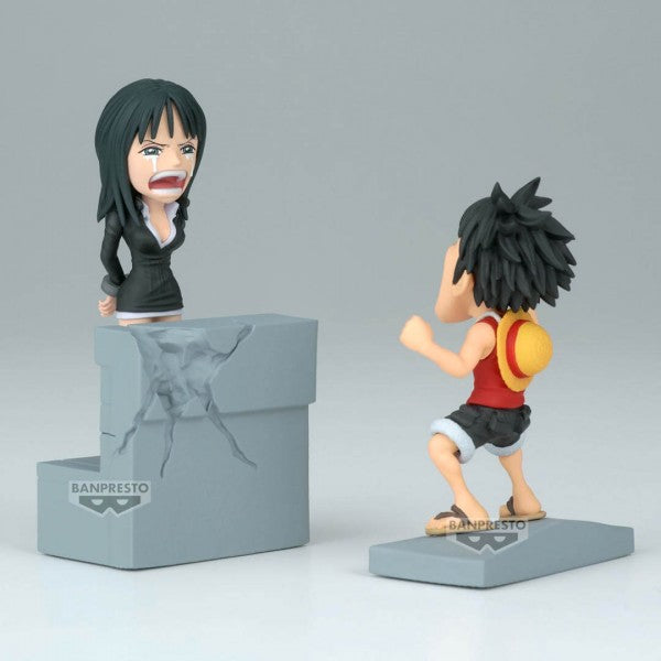 Banpresto World Collectable Log Stories One Piece Monkey D Luffy & Nico Robin