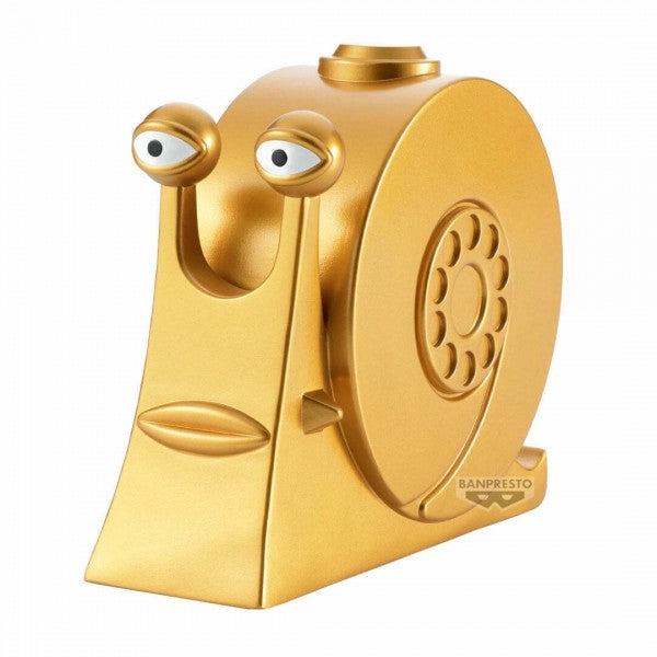 Sofvimates One Piece Golden Den Den Mushi Figure