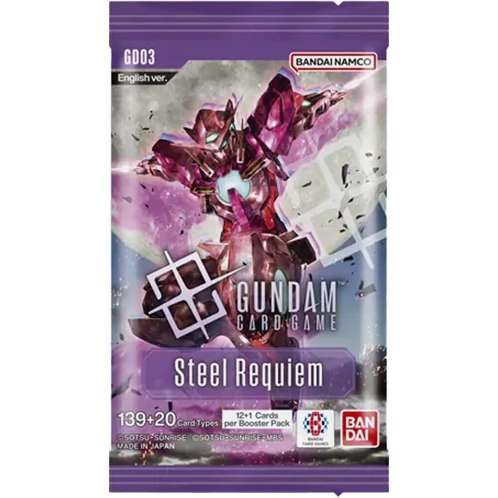 Gundam Card Game - Steel Requiem (GD03) Single Booster