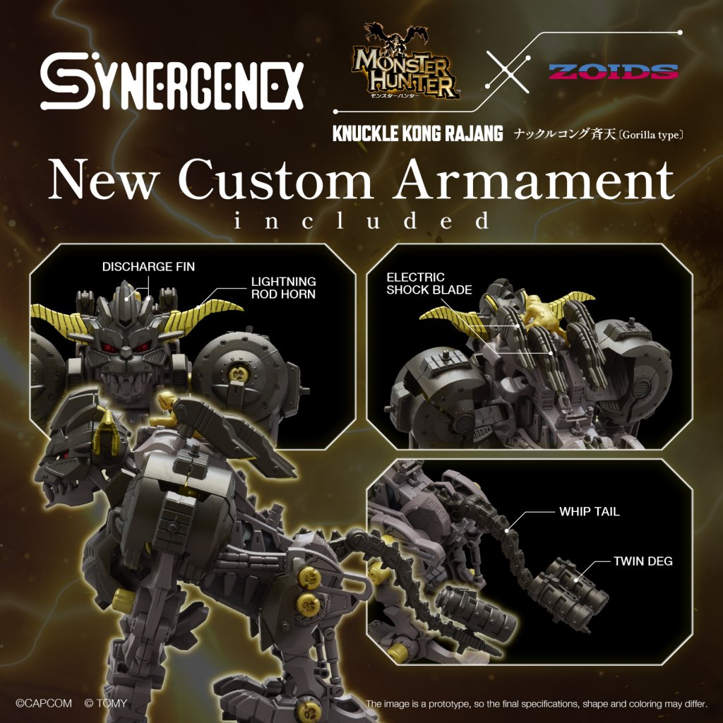 ZOIDS-X-MONSTER HUNTER KNUCKLE KONG-x-SEITEN Buildable Model Kit