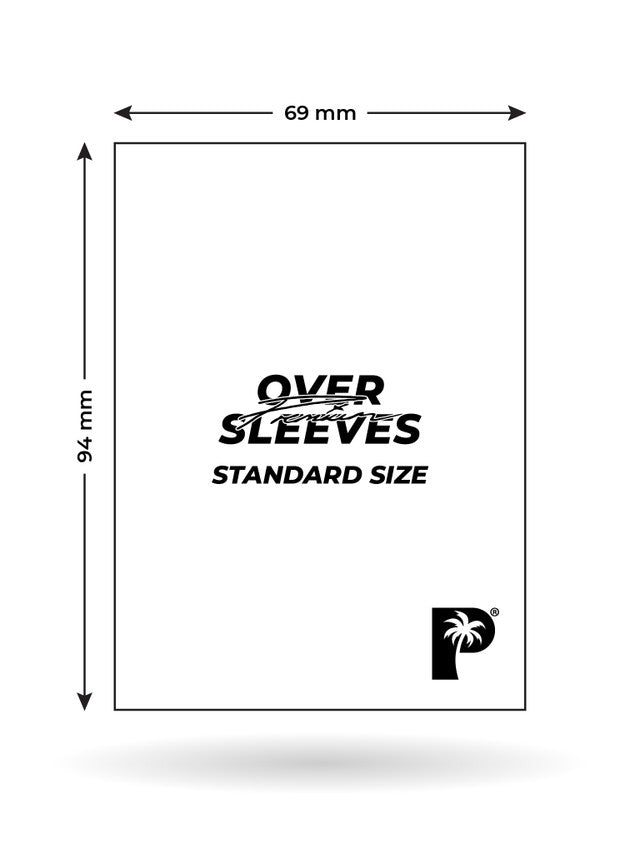 Premium Over Sleeves - Standard Size - Clear